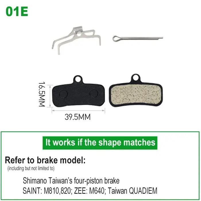 1/2/4 paires de plaquettes de frein à disque en résine pour vélo, pour SHIMANO XTR, XT, ZEE, SAINT,