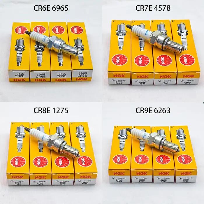 Bougie d'allumage NGK originale pour moto, 4 pièces, CR6E CR7E CR8E CR9E pour certains modèles de CB
