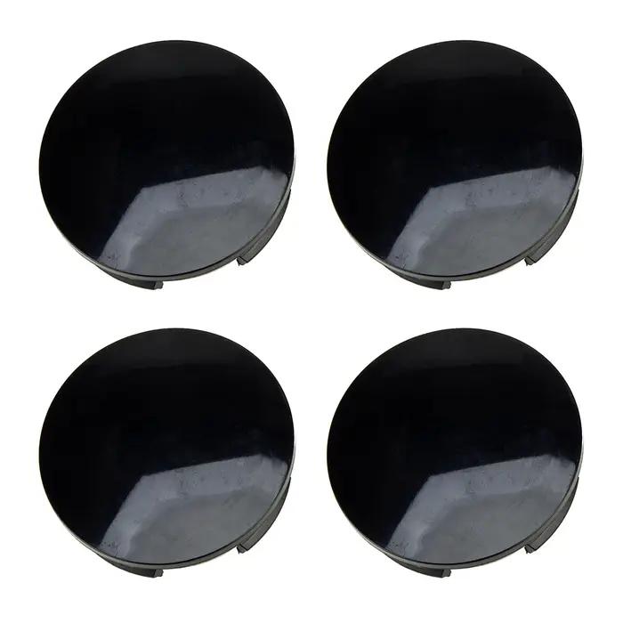 Cache-moyeu universel pour voiture, 57mm, 4 pièces, cache-moyeu noir ABS