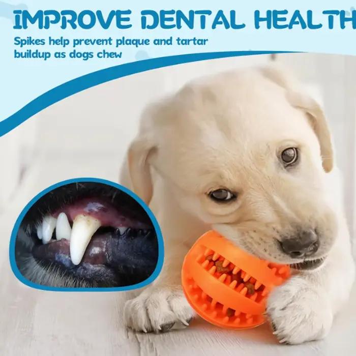 Balle à friandises interactive pour chien
