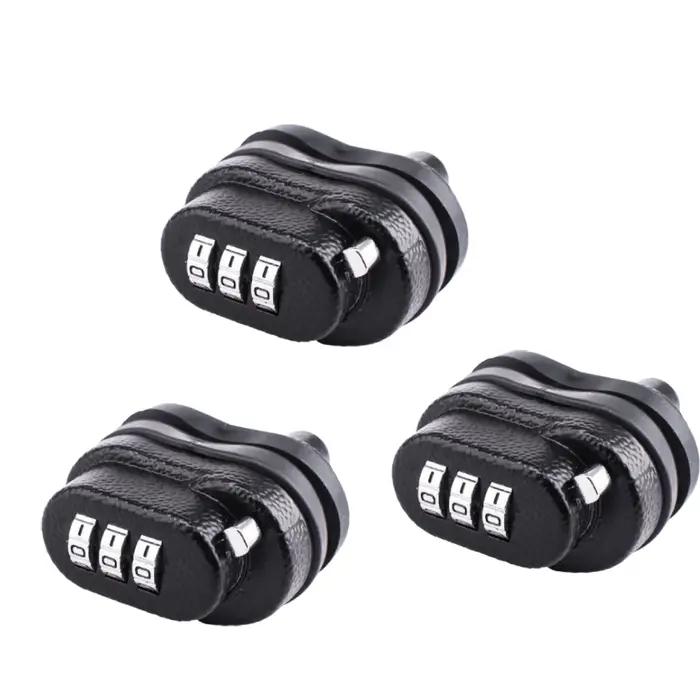 1/3/5 pièces 3 cadran pistolet déclencheur serrure Zinc mot de passe