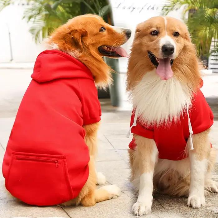 Grand sweat à capuche pour chien – Veste polaire pour animaux de compagnie