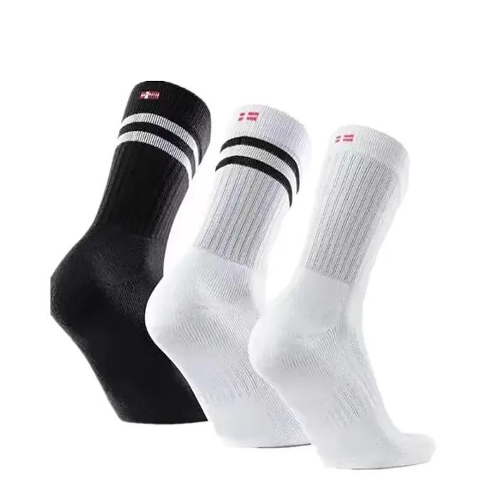Chaussettes cyclisme rayées colorées homme femme pour vélo route chasse et sport outdoor