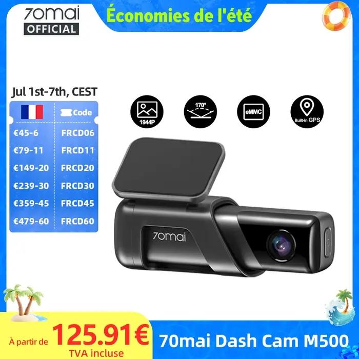 70mai-Caméra de tableau de bord M500 1944P 170FOV