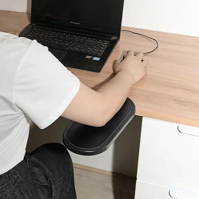 Repose-bras pour ordinateur, réglable, ergonomique, support de poignet pour clavier, extension de repose-bras, support de tapis de souris rotatif