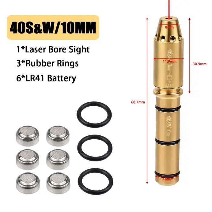Cartouche d'entraînement tactique pour lasers à point rouge, munitions d'entraînement au tir, utilisation facile, 9mm 9x19mm 380ACP 380ACP 223Rem 45ACP