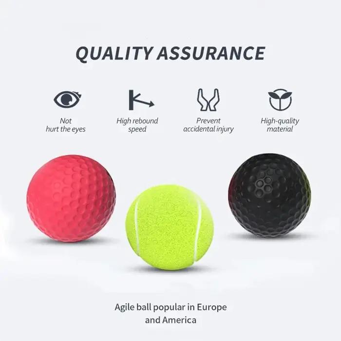 Ballon de vitesse de boxe à fixation sur tête en PU