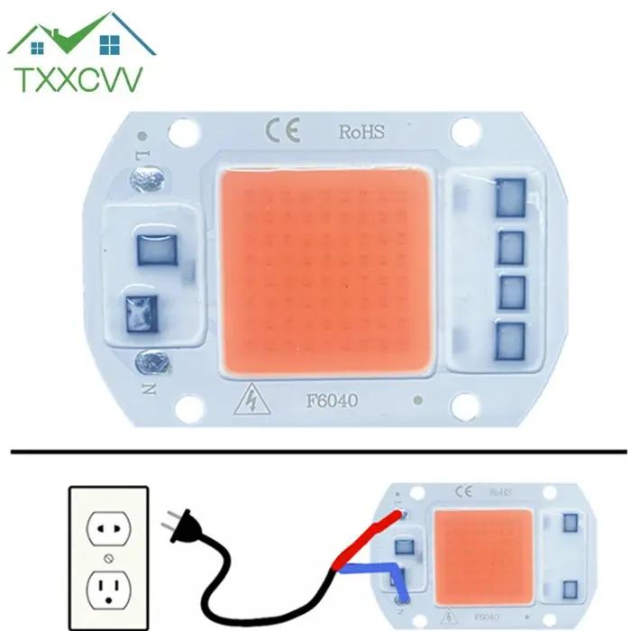 Puce de lampe LED COB, pas besoin de pilote, perles de lampe LED pour budgétaire, spectre complet, b