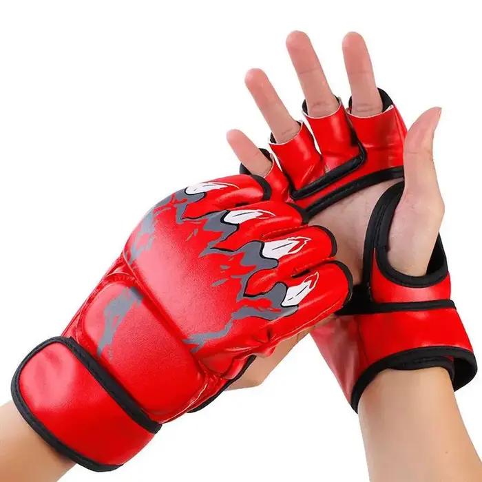 Gants de kick-boxing, gants de MMA, équipement d'entraînement de Muay Thai, équipement de combat de