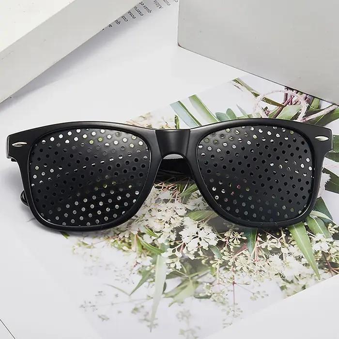 Lunettes correctrices sténopéiques anti-fatigue pour amélioration visuelle - Protection oculaire quotidienne