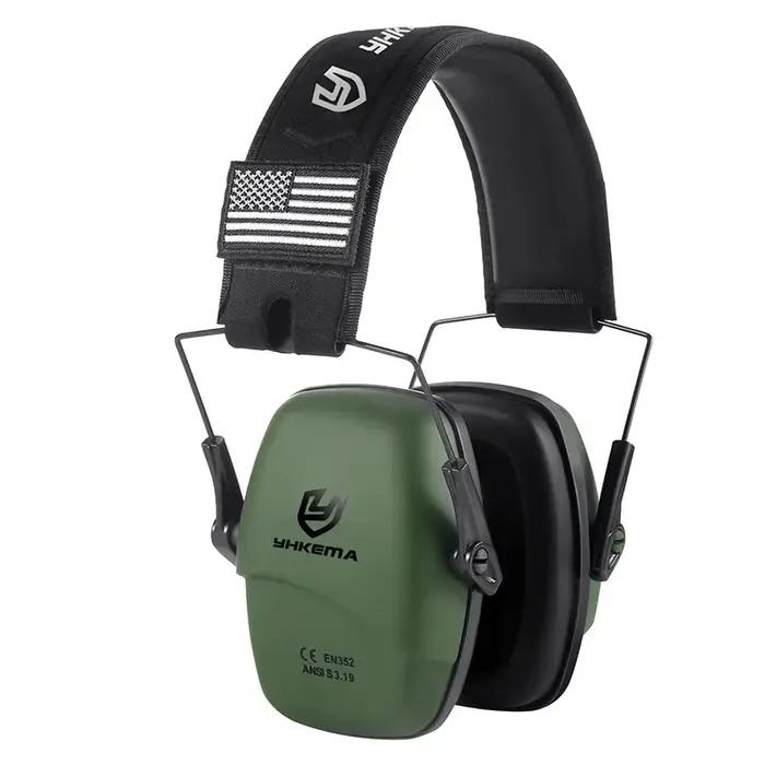 Casque antibruit tactique pour chasse et tir avec réduction de bruit de 24 dB pour protection auditive en plein air et en environnement industriel