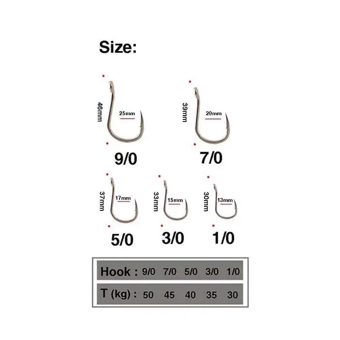 20 pièces Jig crochet en caoutchouc jupe vivaneau perles lumineuses en acier au carbone Double croch