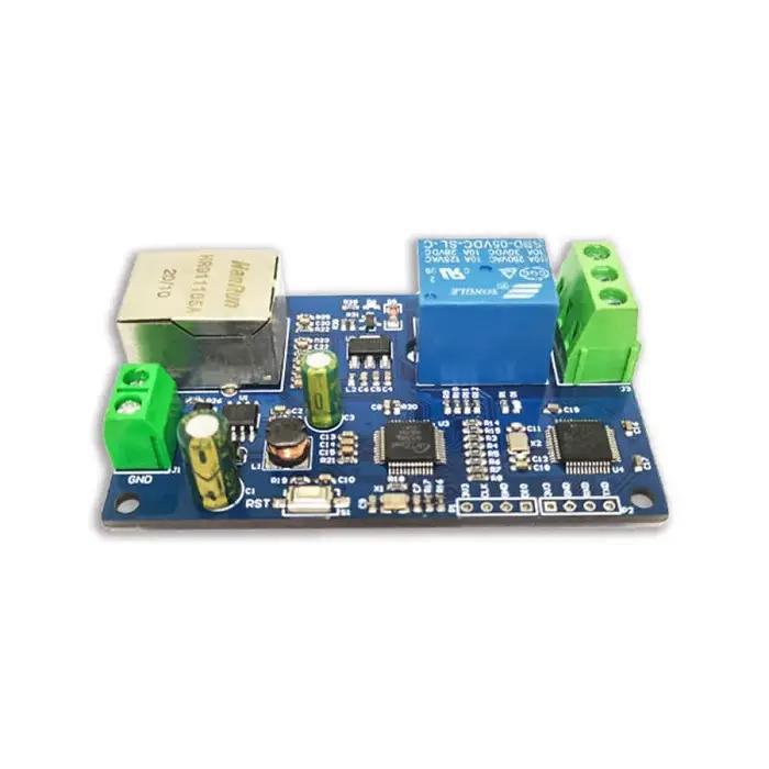 Module de relais réseau monocanal Modbus RTU, relais de contrôle de réseau local Ethernet câblé, prend en charge le développement secondaire