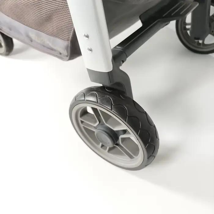 Pneu de roue de poussette pour Uppababy Cruz V1, pneu de roue arrière en PU sans chambre à air, enti