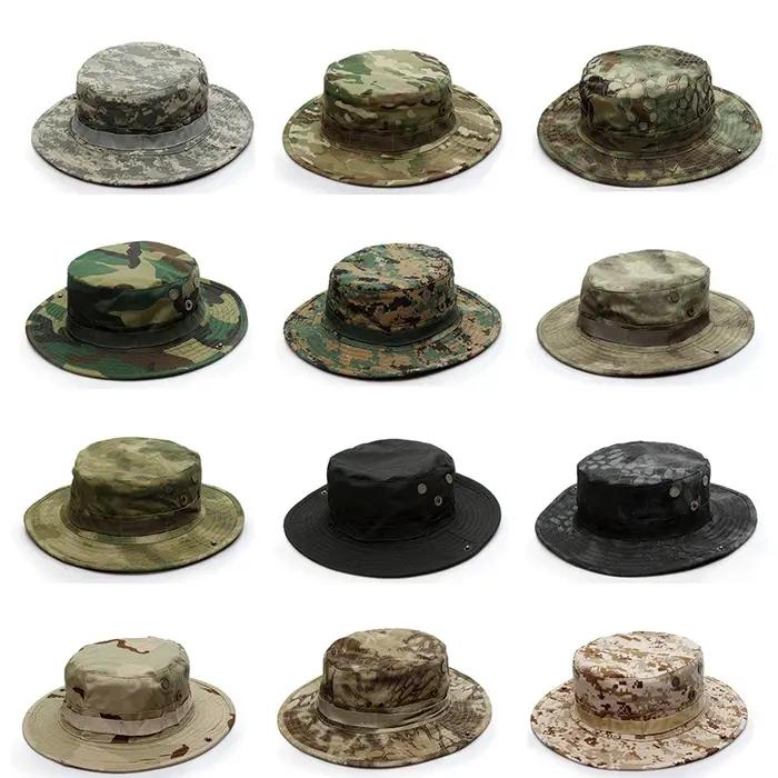 23 couleurs en plein air Camouflage Boonie chapeau de qualité supérieure Multicam