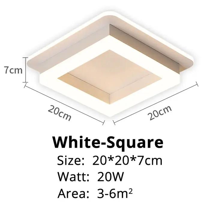 Lustre LED moderne éclairage intérieur pour couloir