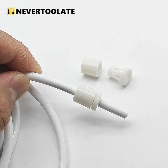 3.5 mètres 11.5 pieds extra long PVC-80A 5mm de diamètre fil de filetage de noyau corde à sauter piè