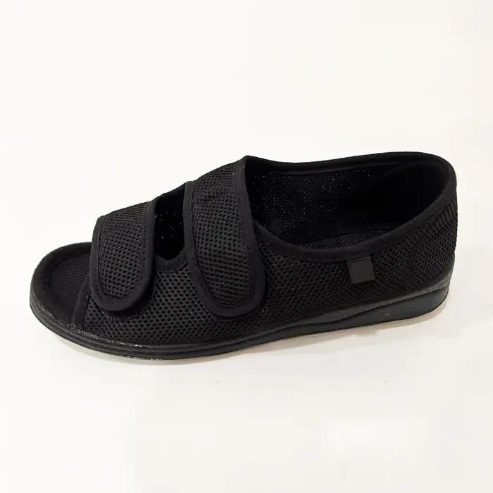 Chaussures élargies pour diabète pour personnes âgées Chaussures de taille réglable avec déformation
