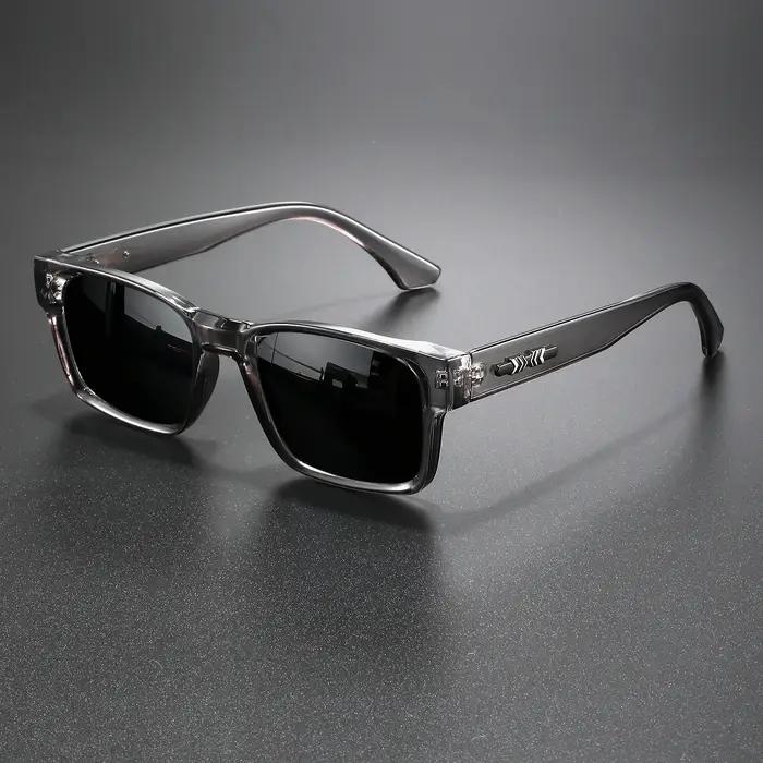 Lunettes de soleil rétro punk - Monture carrée protectrice