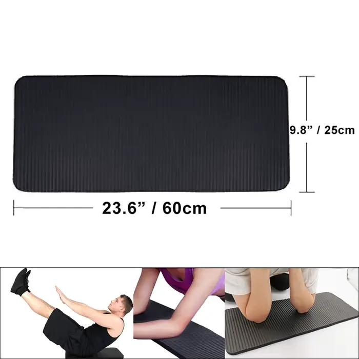 Genouillère de Yoga Extra épaisse de 1.5cm, coussinets de Yoga en mousse antidérapantes, tapis de Fi