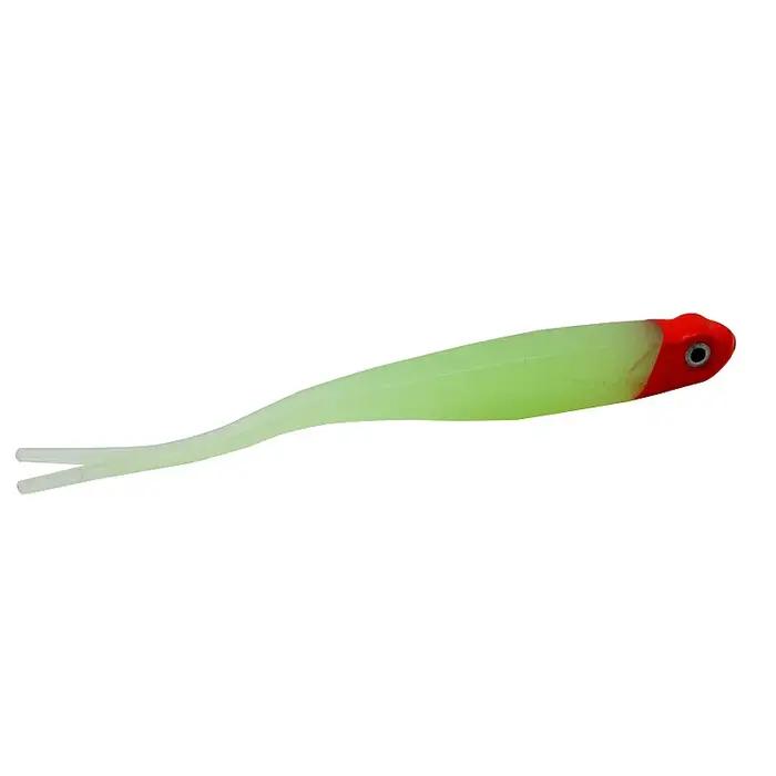 Queue de fourche leurre souple appât ventre ouvert pêche leurres artificiels 13 cm/8.4g Lot 4 pièces
