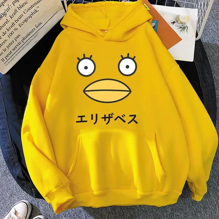 Sweat à capuche Gintama pour femme, sweat-shirt graphique Elizabeth, manches longues, imprimé 10/201