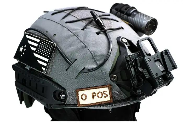 Housse camouflage blanc neige pour casque tactique protection hivernale chasse ski