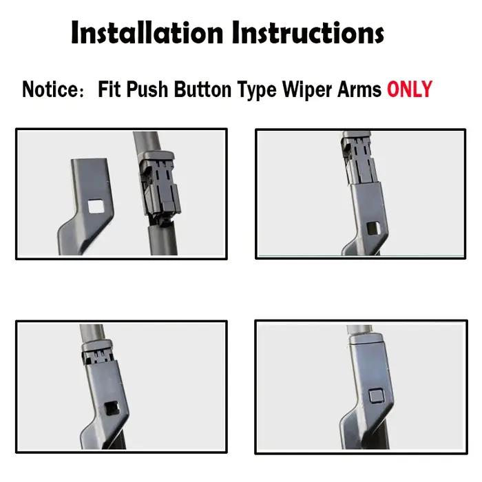 Erick's – jeu de balais d'essuie-glace avant et arrière, pour Mazda CX-9 CX9 MK2 2016 – 2023, brosse