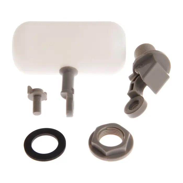 1/2 "réservoir d'eau chasse d'eau contrôle hydraulique réglable petite vanne à flotteur en plastique DN15 robinet à tournant sphérique à flotteur