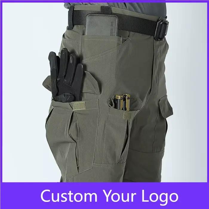 Pantalon tactique chasse Molle ripstop stretch - Résistant à l'eau, séchage rapide pour activités extérieures