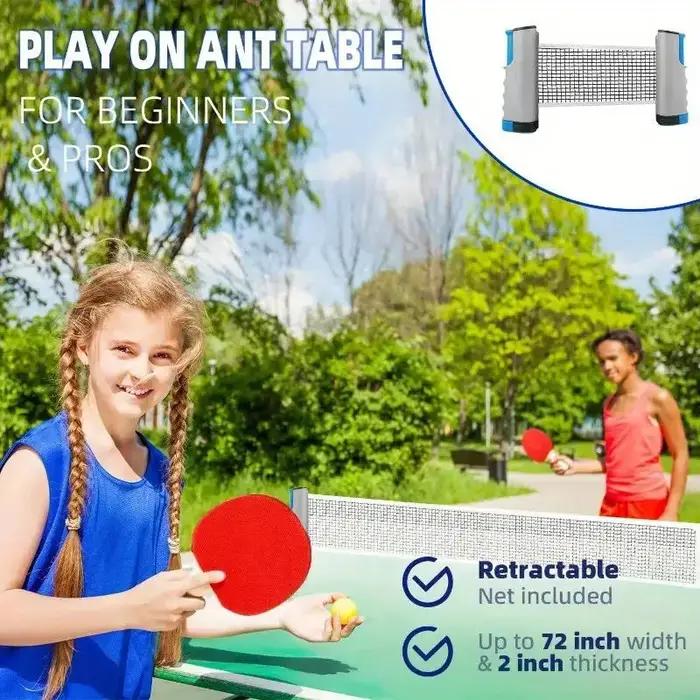 Filet de Tennis de Table chaud n'importe où support rétractable sport remplacement Ping-Pong Post Net accessoires d'exercice équipements