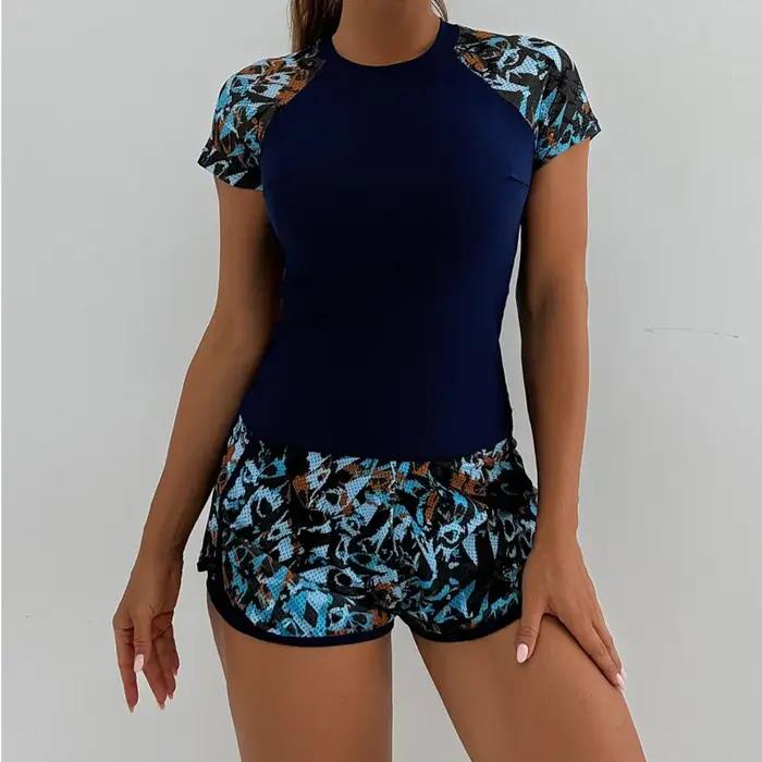 Nouvel ensemble de maillots de bain séparés imprimés Tankini pour femme