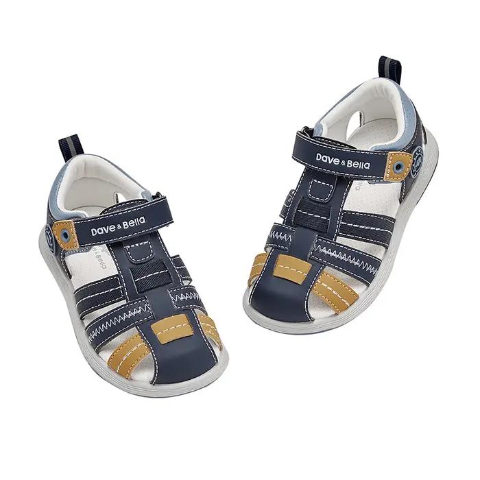 Sandales décontractées Dave Bella pour garçons, sandales de sport d'été en microfibre antidérapantes pour enfants occasions spéciales