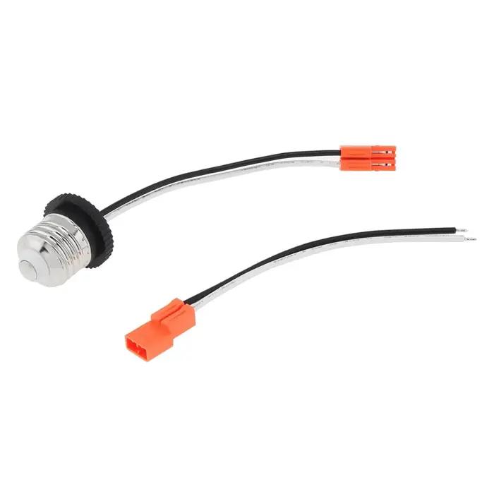 Adaptateur de douille E26 à vis mâle, base moyenne, queue de overpour plafonniers à LED, Downlight,