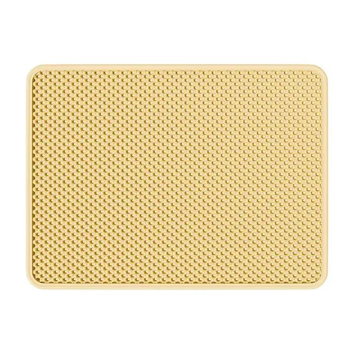 Tapis pour litière de chat - empêche la diffusion de la litière