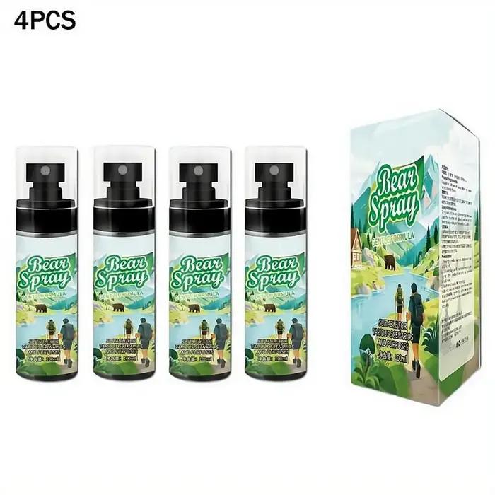 Spray Répulsif Portable Anti-Ours pour Extérieur