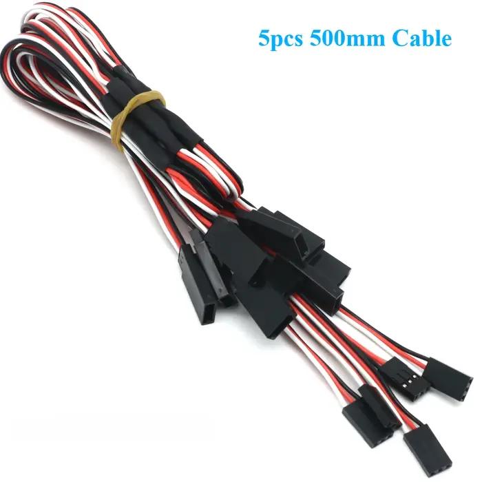 5 pièces 100/150/200/300/500mm RC Servo Y rallonge câble fil de plomb pour RC