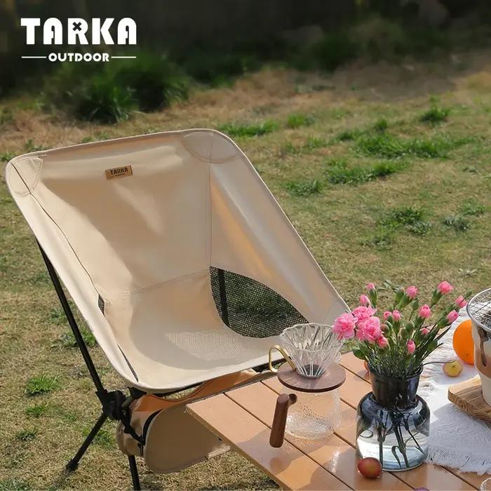 TARKA – ensemble de chaises de Camping pliables, légères, ultralégères, pour sac à dos, lune, pour j