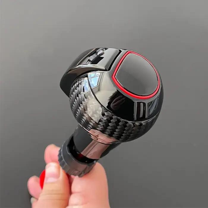 Pommeau de levier de vitesse en Fiber de carbone DSG, boule de changement de vitesse, pour VW Golf M