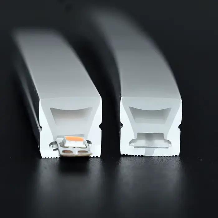 Tube de ULau néon LED, ruban de gel de pton flexible, décor linéaire étanche IP67, bande lumineuse e