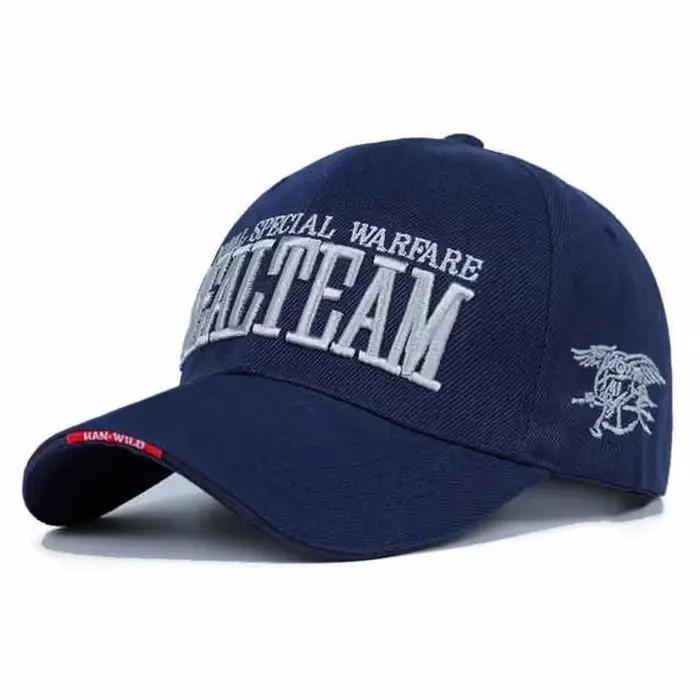 Casquette Navy Seals US Marine Corps homme - Chasse outdoor avec inscription SEALTEAM brodée