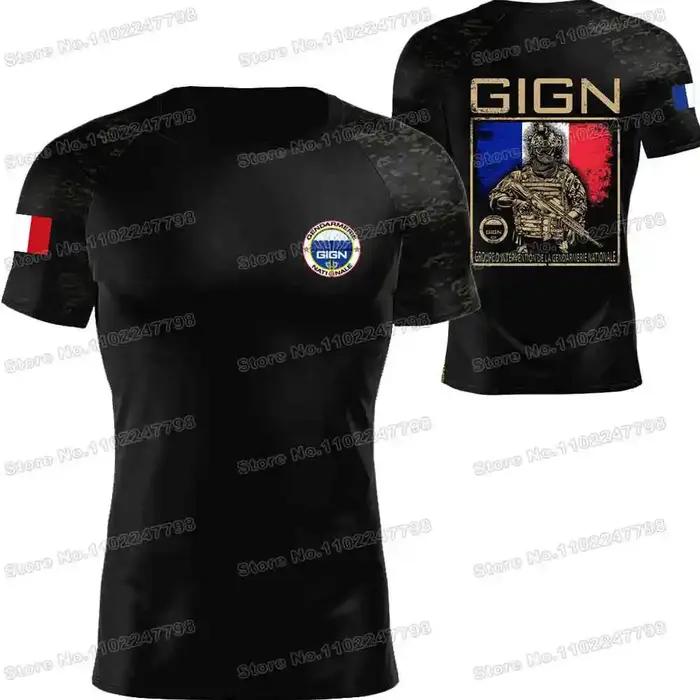 T-shirt Groupe d'intervention de la Gendarmerie nationale française