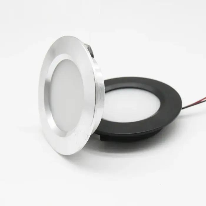 Dimmable 3W 5W 12V 24V LED projecteur Ultra-mince 14mm 2 pouces encastré plafonnier D55mm maison hôt