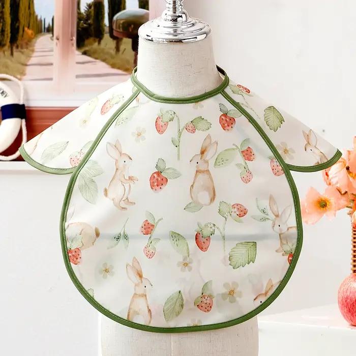 Elinfant nouveau modèle de mode imperméable poche déjeuner bavoirs d'alimentation réutilisable bébé