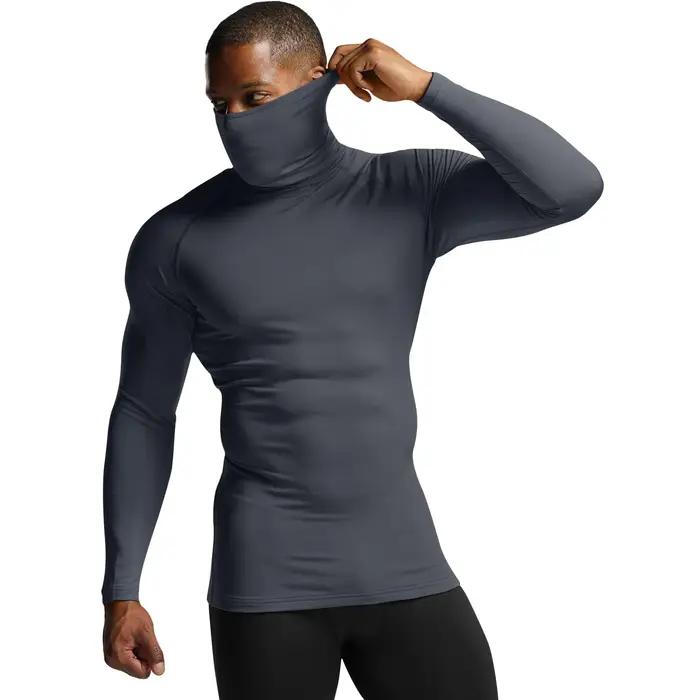 Sous-vêtements thermiques hauts hommes printemps vêtements chemise thermique automne