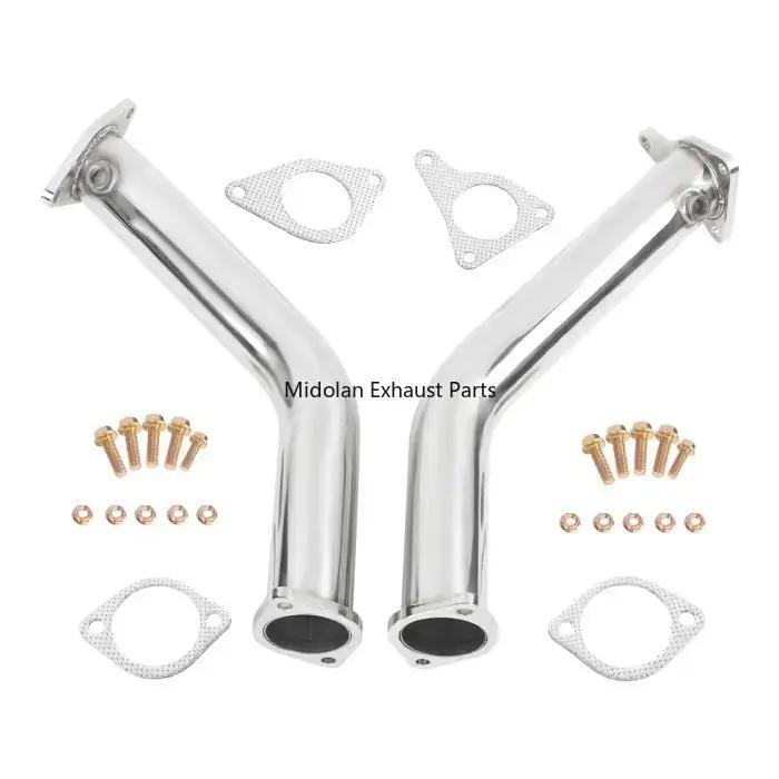 Tuyau d'échappement tuyau de descente pour INFINITI 2016 2017 Q50 Q60 VR30 3 pouces 3.0L