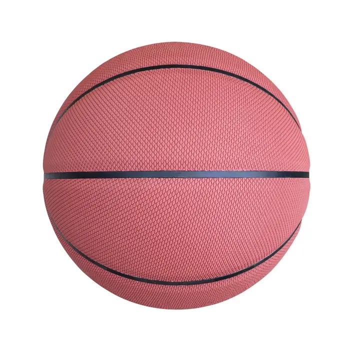Ballon de basketball personnalisé sans logo, résistant à l'usure, pour entraînement et matchs en int