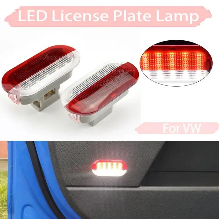 2 feux d'avertissement de porte Led, lampe de bienvenue de courtoisie intérieure pour VW Golf MK3 MK