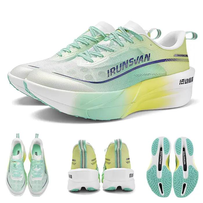 IRUNSVAN pleine Plam carbone plaque Trail chaussures de course hommes 2026 haute qualité