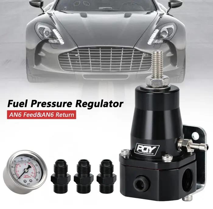 PQY – régulateur de pression de carburant universel, avec jauge et raccord AN6, 30-70 PSI, PQY7845